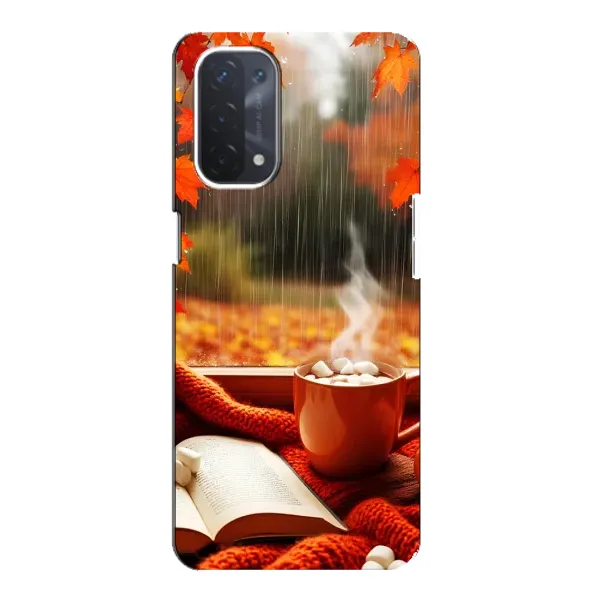 Чехол с принтом «Кофе и дождь» для OPPO A54 (5G) Чехол с принтом «Кофе и дождь» для OPPO A54 (5G)