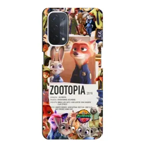Чехол Зоотрополіс на Oppo a54 (5G) (Постер Зверополис)