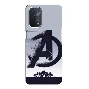 Чехлы с героями Марвел Oppo a54 (5G) (VPrint) (Команда А)