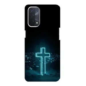 Чехол для Oppo a54 (5G) (AlphaPrint) - (Христианские)