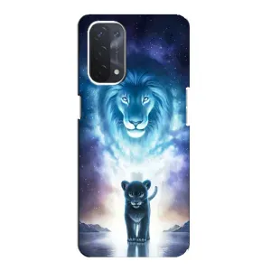 Чехол со Львом для Oppo a54 (5G) (VPrint) (Маленький лев)