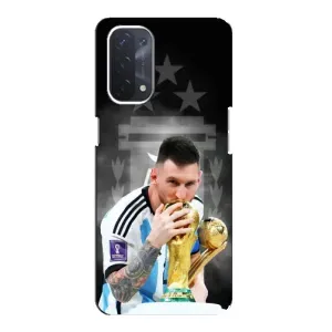 Чохли для Oppo a54 (5G) (Leo чемпіон) (AlphaPrint) (Мессі Чемпіон)