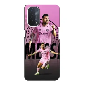 Чехлы для Оппо А54 (5G) - Лео Месси Маями (Messi Miami)