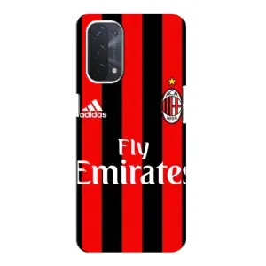 Чехлы для Oppo a54 (5G) (VPrint) - Футбольные клубы (Milan)