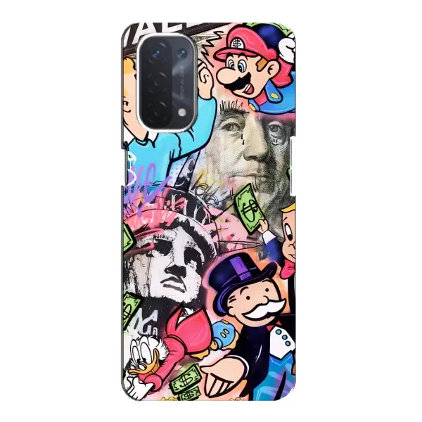 Чехол с принтом «Monopoly man» для OPPO A54 (5G)