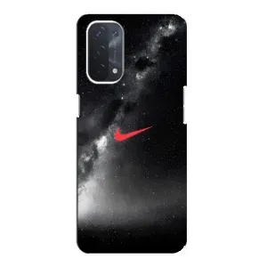 Чехол для Oppo a54 (5G) - с принтом Найк (AlphaPrint) (Найк красный)
