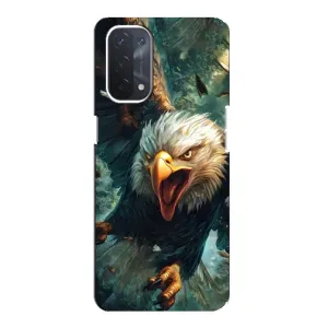 Чохол з картинкою 'Хижаки' для Oppo a54 (5G) (Орел у польоті)