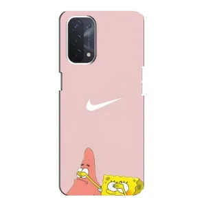 Чохол Губка Боб для OPPO а54 (5G) (Патрік і Губка)