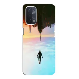 Чехол с человеком пауком для Oppo a54 (5G) - (AlphaPrint) (Паук человек)