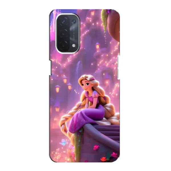 Чехол с принтом «Рапунцель в замке» для OPPO A54 (5G)