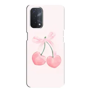 Чохол з розовим принтом для Oppo a54 (5G) (Рожеві вишні)