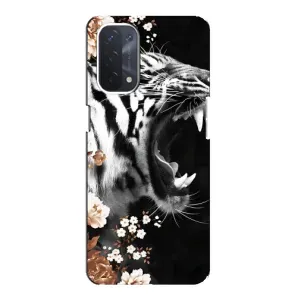 Чехлы с картинками животных Oppo a54 (5G) (Стильный ТИГР)