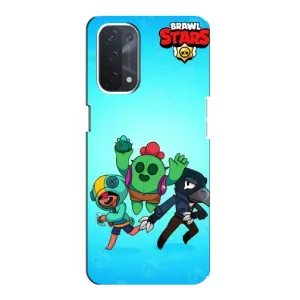 Чехлы Brawl Stars для Oppo a54 (5G) (AlphaPrint) (Трио героев)
