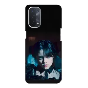 Чехлы Венсдей на Oppo a54 (5G) Уэнсдей (AlphaPrint) (взгляд Уэнздей)