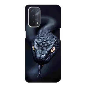 Чохол з картинкою 'Хижаки' для Oppo a54 (5G) (Чорна змія)