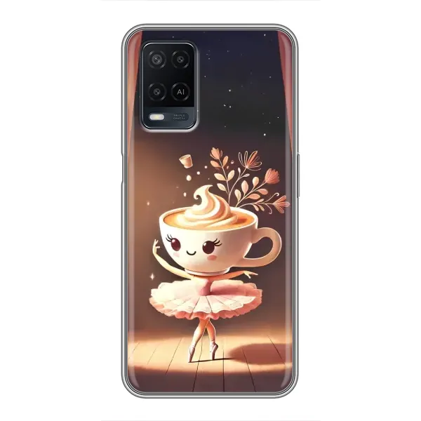 Чехол с принтом «Балерина капучина» для OPPO A54