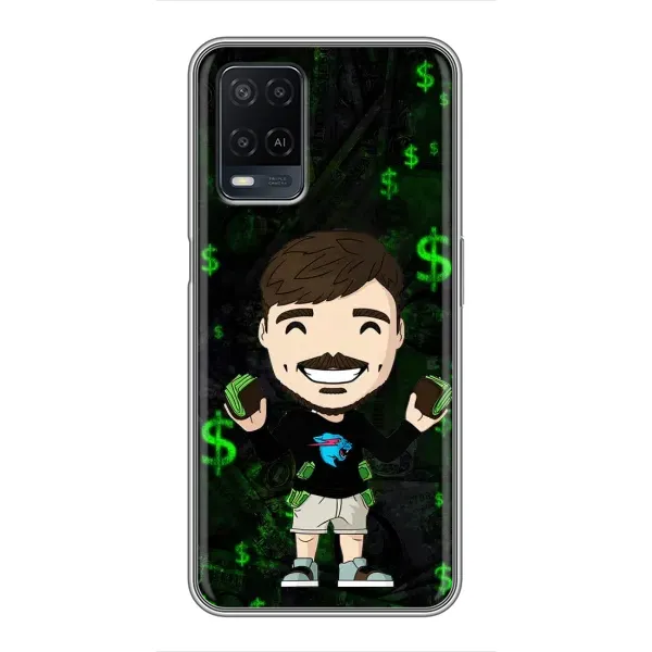 Чохол з принтом «Блогер Beast» для OPPO A54