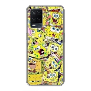 Чохол Губка Боб для OPPO A54 (Емоції Спан Боба)