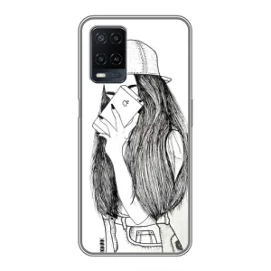 Чехол с принтом «Фото девочки» для OPPO A54