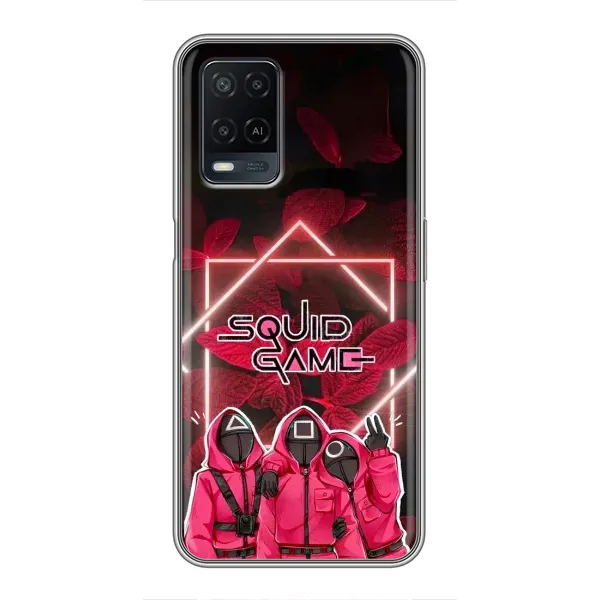 Чохол з принтом «Охоронці Гра кальмара» для OPPO A54 Чохол з принтом «Охоронці Гра кальмара» для OPPO A54