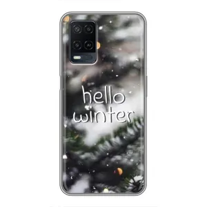 Новогодние, Праздничные Чехлы для OPPO A54 - 2024 год (Hello winter)