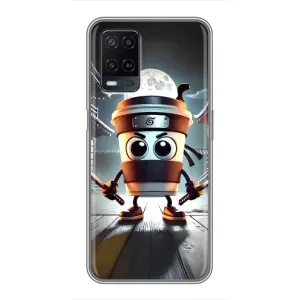 Чехол с мемом Тралалело тралала на OPPO A54 (Капучино асасино)