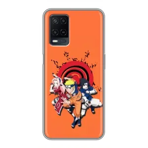 Naruto Anime Чехлы для Оппо А54 (AlphaPrint) (команда Наруто)