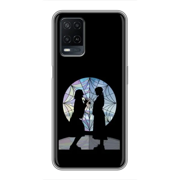 Чохол з принтом «кімната Венздей» для OPPO A54