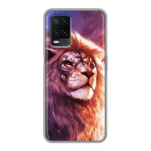 Чехол со Львом для OPPO A54 (VPrint) (Красочный Лев)