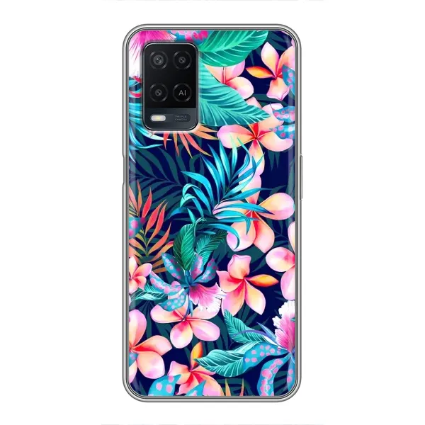 Чехол с принтом «Красочные цветы» для OPPO A54 Чехол с принтом «Красочные цветы» для OPPO A54