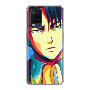 Чехлы Персонажи Аниме Наруто для OPPO A54 (AlphaPrint) (Леви Аккерман)