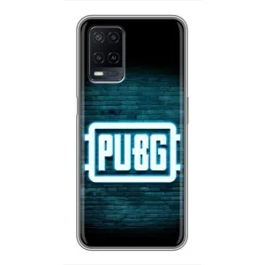 Чехол PUBG для Оппо А54 (AlphaPrint) (Лого PUBG)