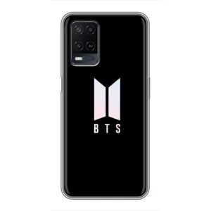 Чехлы BTS для OPPO A54 (AlphaPrint) (Лого BTS)