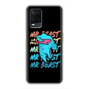 Чехлы Мистер Бист для Оппо А54 (logo Mr beast)