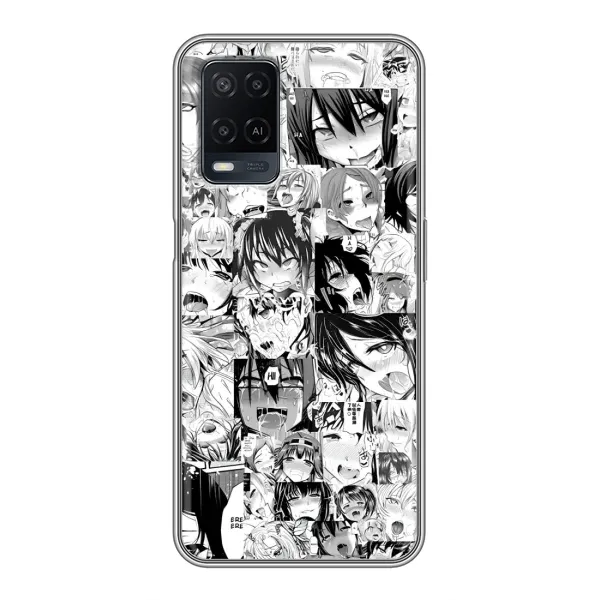 Чохол з принтом «Ahegao manga» для OPPO A54