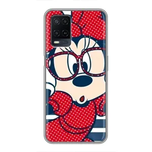 Эксклюзивный чехол для OPPO A54 (AlphaPrint - Мультяшные) (Маус в очках)