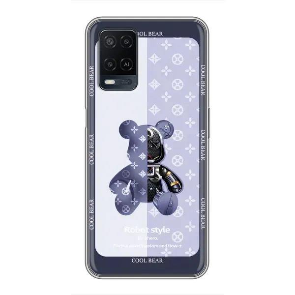 Чохол з принтом «Медведик LV» для OPPO A54 Чохол з принтом «Медведик LV» для OPPO A54