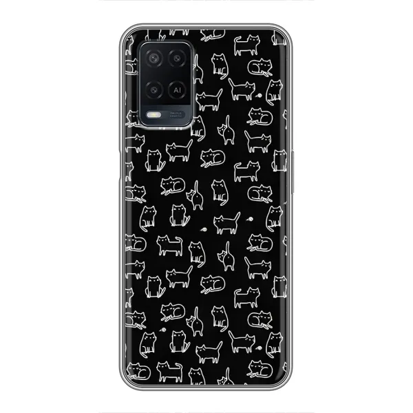 Чохол з принтом «Маленькі котики» для OPPO A54