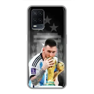 Чехлы для OPPO A54 (Leo чемпион) (AlphaPrint) (Месси Чемпион)
