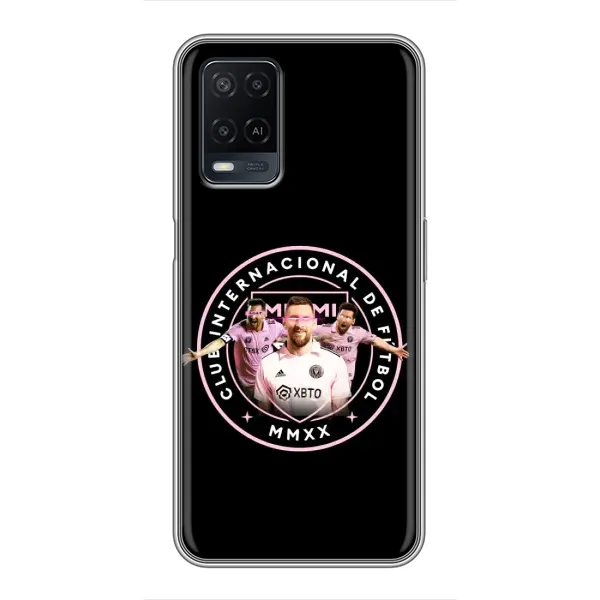 Чехол с принтом «Месси в лого» для OPPO A54 Чехол с принтом «Месси в лого» для OPPO A54