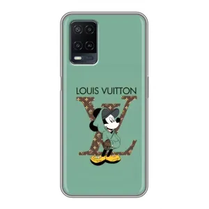 Чехлы Луи Витон для OPPO A54 (AlphaPrint - LOUIS VUITTON) (Микки Маус LV)