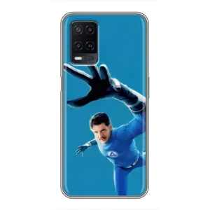 Чохол з принтом Фантастична четвірка для OPPO A54 (Містер Фантастік супергерой)