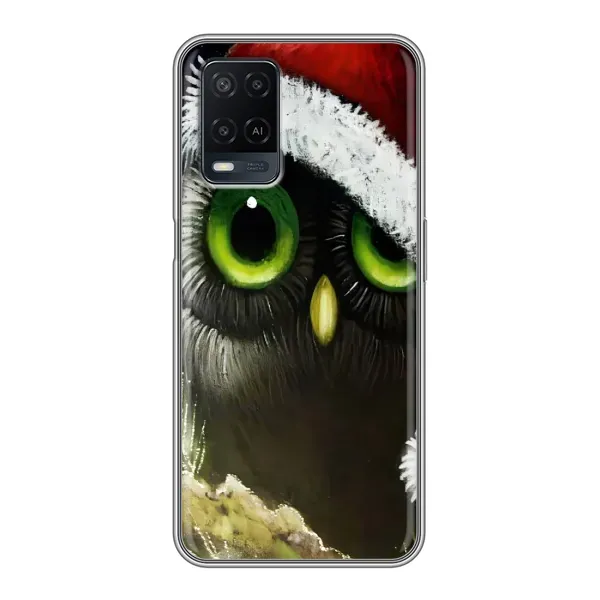 Чехол с принтом «Новогодняя Сова» для OPPO A54 Чехол с принтом «Новогодняя Сова» для OPPO A54