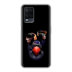 Чехол с Обезьянами OPPO A54 - (AlphaPrint) (Три обезьяны)