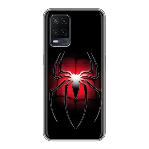 Чехол с человеком пауком для OPPO A54 - (AlphaPrint) (Паук марвел)