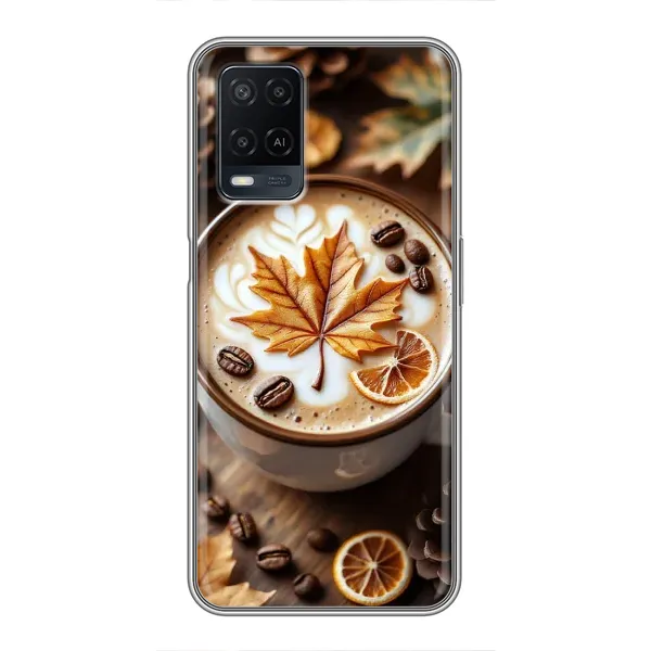 Чохол з принтом «Пряна кава» для OPPO A54