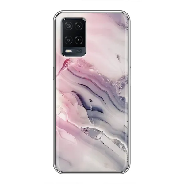Чохол з принтом «Пурпурний Мрамор» для OPPO A54