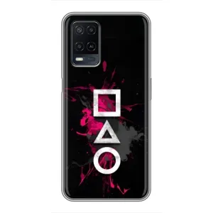 Чохол Гра в кальмара для OPPO A54 (Символи Гра кальмара)
