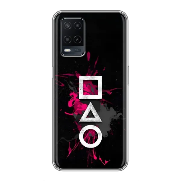 Чохол з принтом «Символи Гра кальмара» для OPPO A54 Чохол з принтом «Символи Гра кальмара» для OPPO A54
