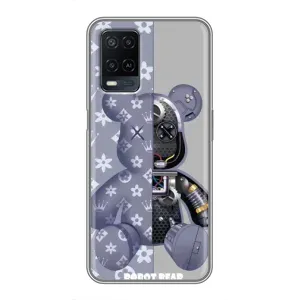 Крутые Чехлы Луи Виттон для OPPO A54 (AlphaPrint) (Робот Мишка)